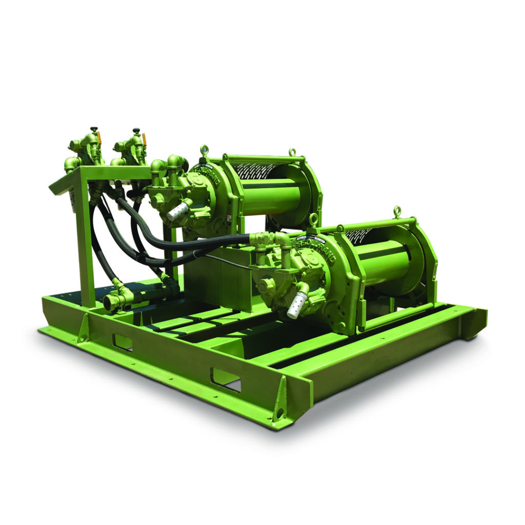 Product picture of a Ingersoll Rand FA2B 4,000 lbs. capacity Double Drum Air Winch rental from LGH.