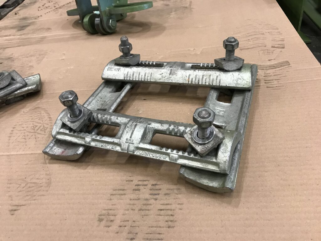 Picture of a Lindapter FC Beam Clamp inside the LGH Rental Center warehouse