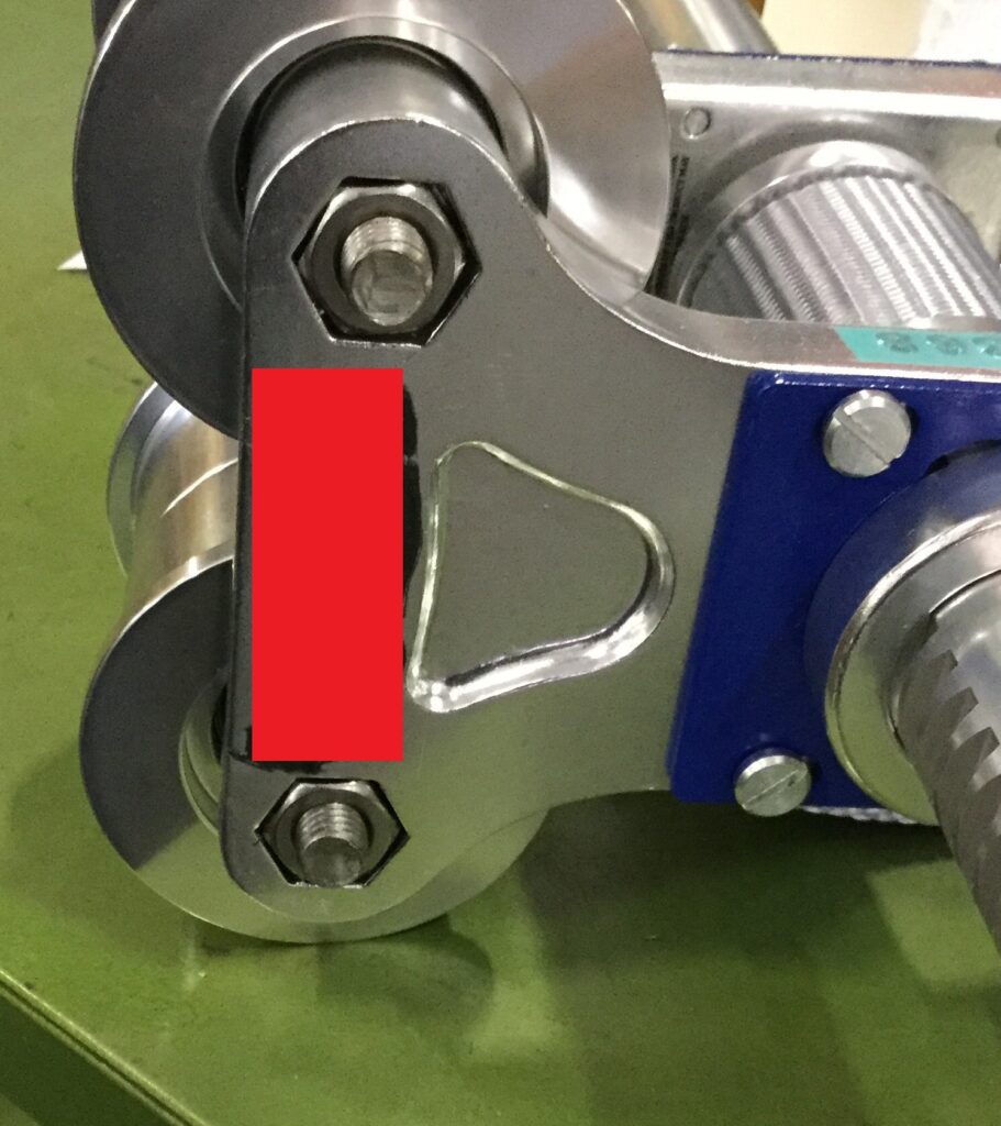 An example of a piece of equipment from LGH tagged with an RFID tag.