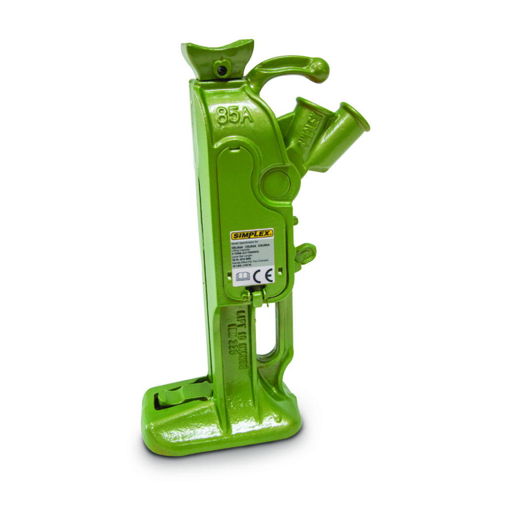 Product picture of a Simplex 5-ton 85A model mechanical ratchet jack rental from LGH.