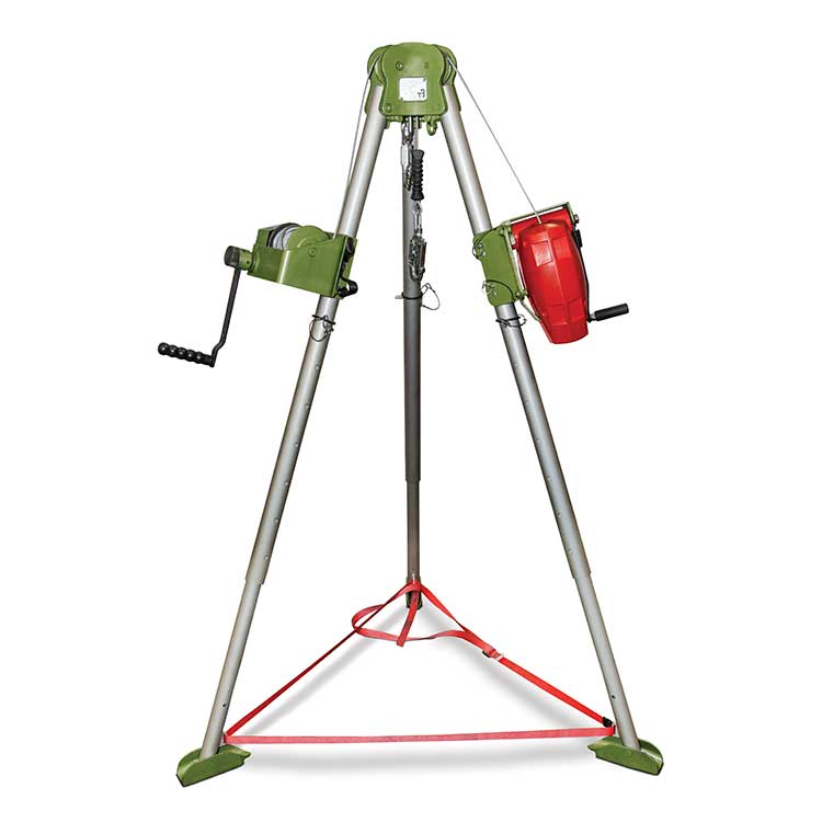 Product picture of a confined space tripod system rental from LGH.