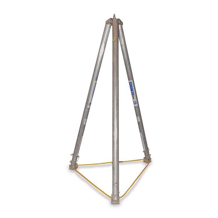 A 2-ton Spanco aluminum tripod hoist crane rental from LGH.