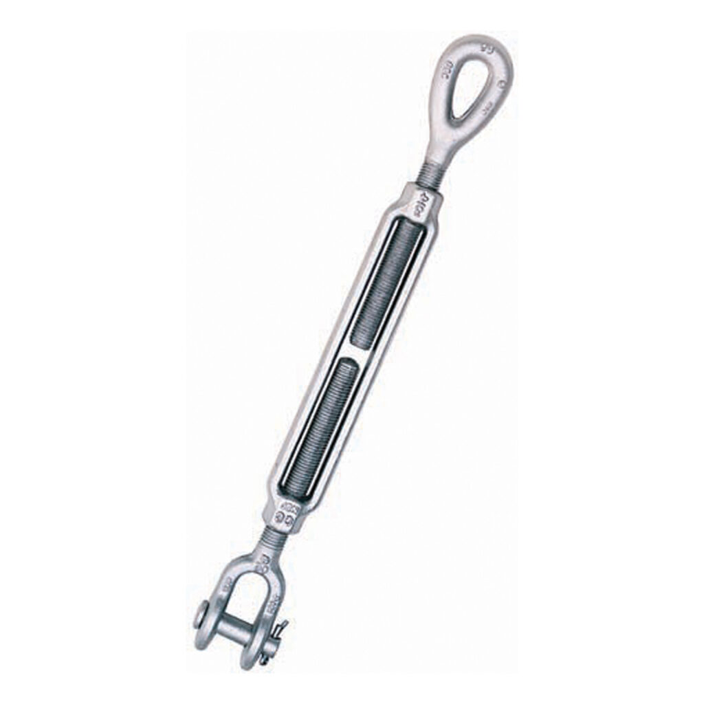 Example of a jaw and eye turnbuckle from LGH.