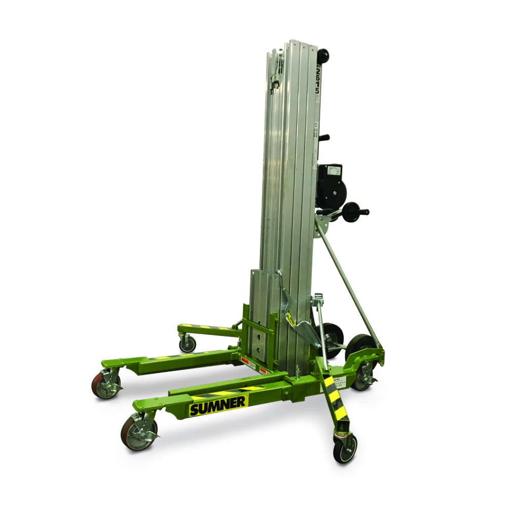 Product picture of the Sumner 2615 portable material lift rental from LGH.