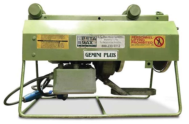 Product picture of a Beta Max Gemini Plus hoist rental from LGH.