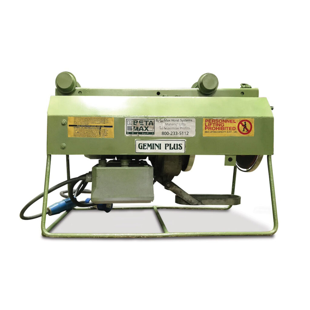 Product picture of the Beta Max Gemini Plus electric cable hoist rental from LGH.