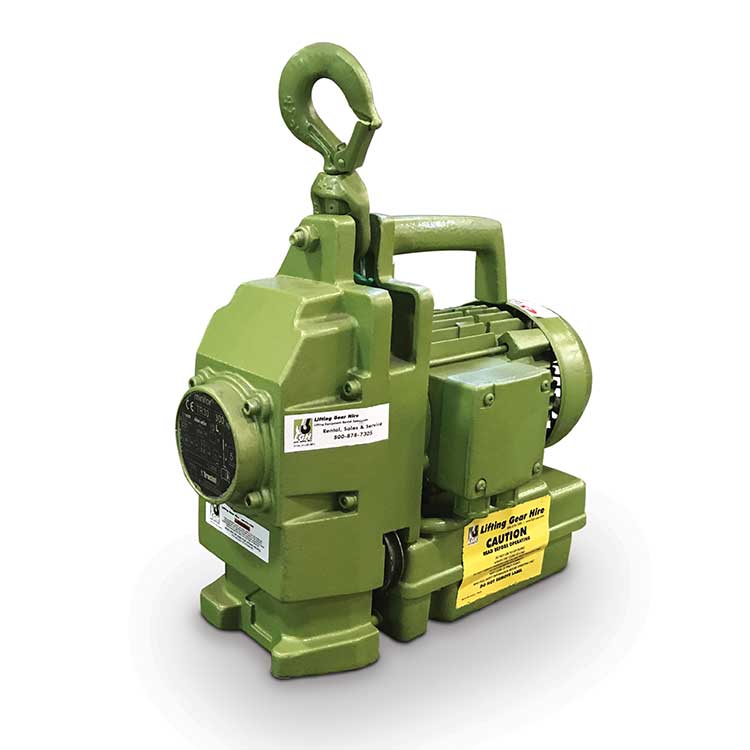 Product picture of a Tractel TR30 Minifor hoist rental from LGH.