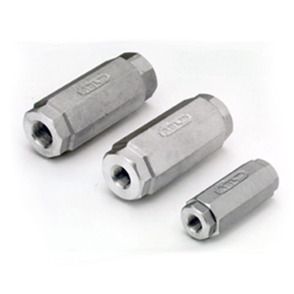 A photo of various pneumatic dirt stoppers from LGH.