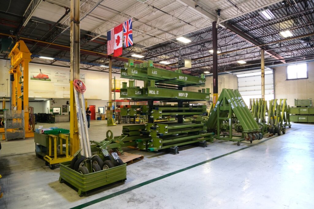 LGH equipment, including gantry crane rentals, being stored in our warehouse.