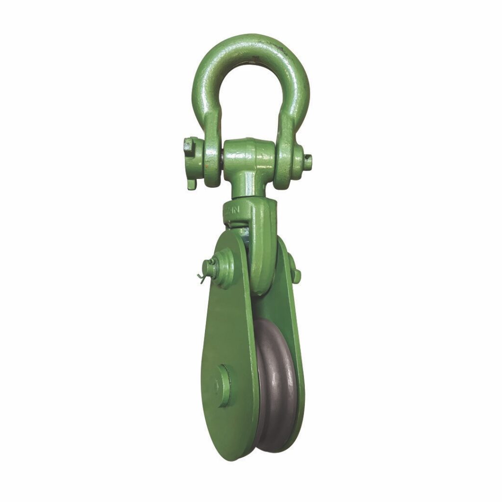 crosby shackle top sheave pulley block
