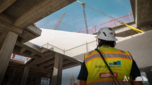 Atheltics baseball stadium Las Vegas LGH air chain hoists crane pick