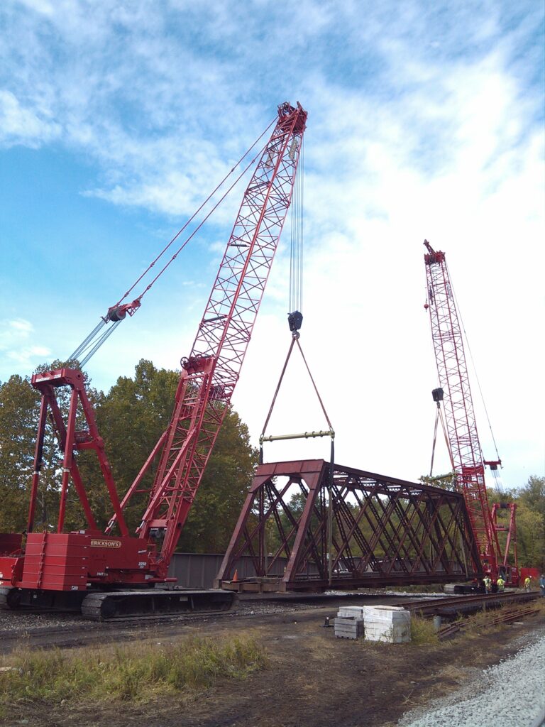bridge crane pick with spreader beam Ohio infrastructure construction