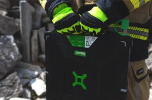 Rescue lifting bags being handled on the job site for heavy-duty lifts