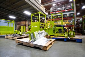 LGH rigging equipment in preparation at warehouse